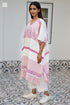 Mul Mul Cotton Pink Ivory Cher Caftan