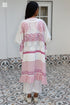 Mul Mul Cotton Pink Ivory Cher Caftan