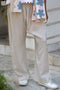 Rayon Beige Relaxed Pant
