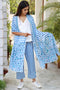 Mul Mul Cotton Momo Wrap in Block Print