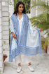 Mul Mul Cotton Momo Wrap in Block Print