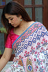 MulMul Cotton Saree in Block Print