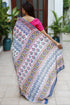 MulMul Cotton Saree in Block Print
