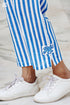 Cambric Cotton Rose Pant in Stripe Print