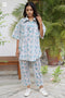 Cambric Cotton Co-Ord Set in Block Print