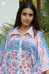 MulMul Cotton Pink Caftan in Block Print