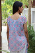 MulMul Cotton Pink Gopi Top in Block Print