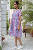 MulMul Cotton Pink BABY DOLL Dress in Block Print