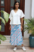Cotton Slub Off-White Short Wrap Top