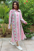 Rayon Long Boyfriend Dress in Floral Print