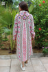 Rayon Long Boyfriend Dress in Floral Print