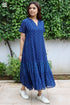 MulMul Cotton Zig Zag MIRANDA Dress in Block Print