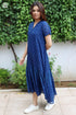 MulMul Cotton Zig Zag MIRANDA Dress in Block Print