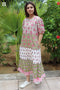 Mul Mul Cotton Prairie Dress in Floral Block Print