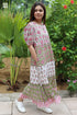 Mul Mul Cotton Prairie Dress in Floral Block Print