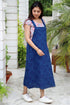 Lyocel PINAFORE Dress in Block Print