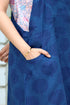 Lyocel PINAFORE Dress in Block Print