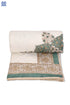 Mulmul Cotton Quilt In Graphic Block Print