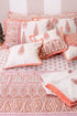 Mulmul Cotton Quilt In Graphic Block Print