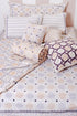 20s Cotton KING SIZE Bed Cover In Block Print