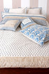 60s Cotton Duvet Cover In Block Print (Only Duvet Cover)