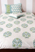 60s Cotton Duvet Cover In Block Print (Only Duvet Cover)