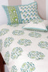60s Cotton Duvet Cover In Block Print (Only Duvet Cover)