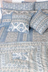 20s Cotton Lumber Cushion Cover in Floral Block Print