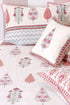 20s Cotton Bed Cover in Block Print
