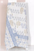 20s Cotton Bed Cover in Floral Block Print