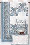 20s Cotton Bed Cover in Block Print