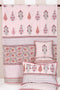 20s Cotton Bed Cover in Block Print