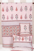 20s Cotton Bed Cover in Block Print
