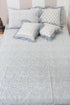 Mulmul Cotton Dohar In Graphic Block Print