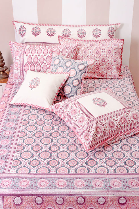 Mulmul Cotton Dohar In Block Print