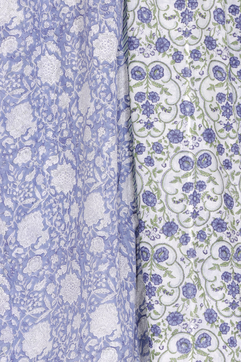 Mulmul Cotton Dohar In Block Print