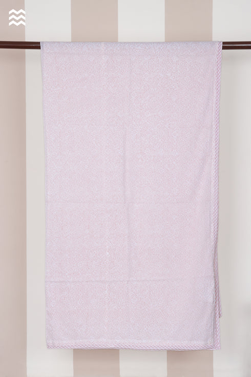 Mul Mul Cotton Dohar in Hand Block Print