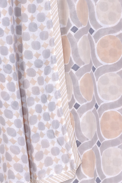 Mulmul Cotton Dohar In Block Print
