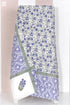 20s Cotton KING SIZE Bed Cover in Floral Block Print