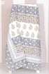 20s Cotton KING SIZE Bed Cover in Block Print