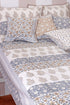 20s Cotton KING SIZE Bed Cover in Block Print