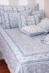 20s Cotton KING SIZE Bed Cover in Block Print