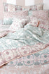 20s Cotton KING SIZE Bed Cover In Block Print