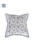 20s Cotton Cushion Cover in Floral Block Print