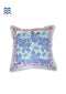20s Cotton Cushion Cover In Floral BlockPrint