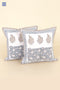 20s Cotton Cushion Cover in Block Print