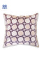 20s Cotton Cushion Cover in Block Print with Piping