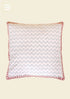 20s Cotton Cushion Cover in Floral Block Print
