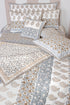 20s Cotton Large Cushion Cover In Block Print