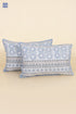 40s Cotton Pillow Cover in Floral Print